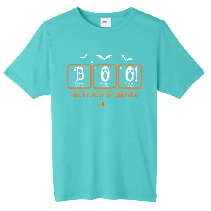 Cute Chemistry Boo The Element Of Surprise Chemist Halloween ChromaSoft Performance T-Shirt