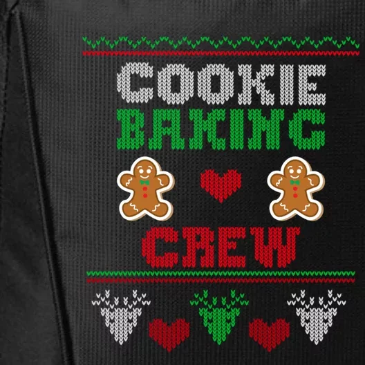 Christmas Cookie Baking Crew Funny Family Baking Cookies Gift City Backpack