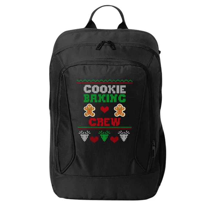 Christmas Cookie Baking Crew Funny Family Baking Cookies Gift City Backpack