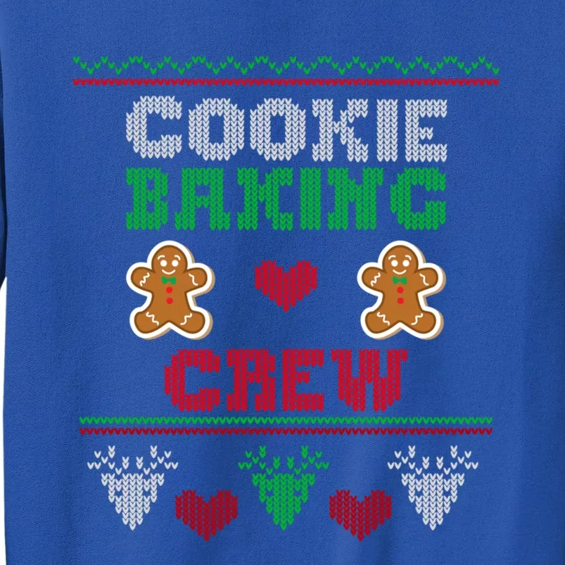 Christmas Cookie Baking Crew Funny Family Baking Cookies Gift Tall Sweatshirt