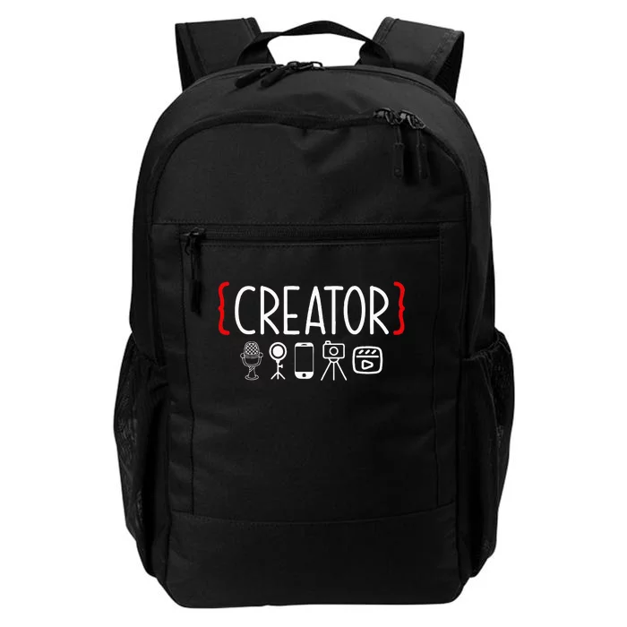 Content Creator Blogger Vlogger Influencer Creator Daily Commute Backpack