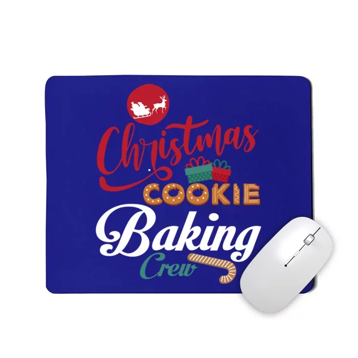 Christmas Cookie Baking Crew Gingerbread Team Santa Family Cute Gift Mousepad