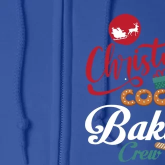 Christmas Cookie Baking Crew Gingerbread Team Santa Family Cute Gift Full Zip Hoodie