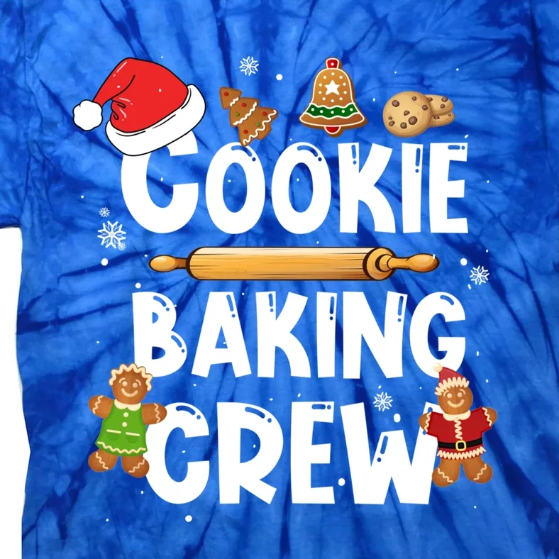 Christmas Cookie Baking Crew Funny Pajamas Family Xmas Funny Gift Great Gift Tie-Dye T-Shirt