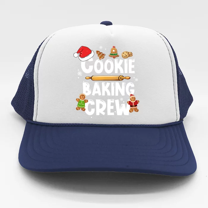 Christmas Cookie Baking Crew Funny Pajamas Family Xmas Funny Gift Great Gift Trucker Hat