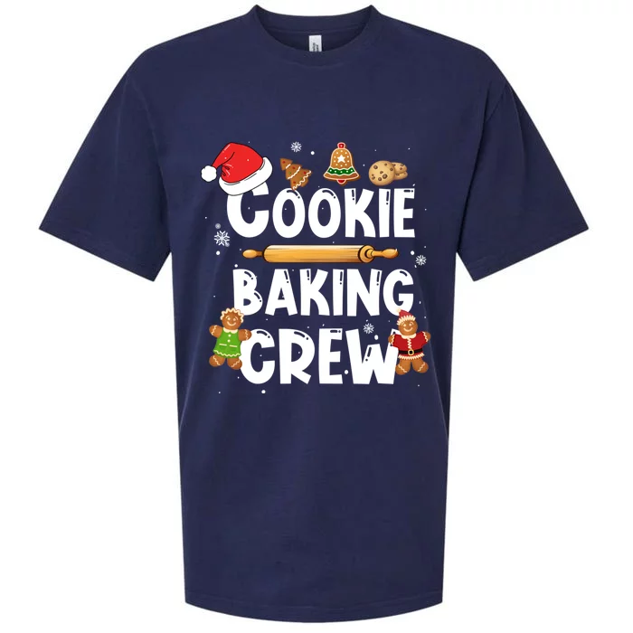 Christmas Cookie Baking Crew Funny Pajamas Family Xmas Funny Gift Great Gift Sueded Cloud Jersey T-Shirt