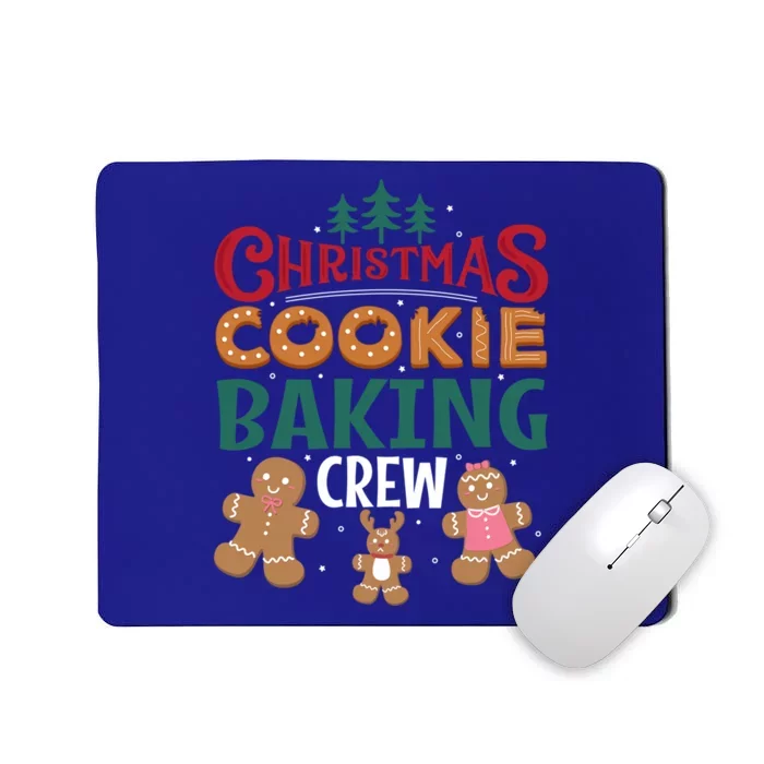 Christmas Cookie Baking Crew Gingerbread Team Santa Family Gift Mousepad