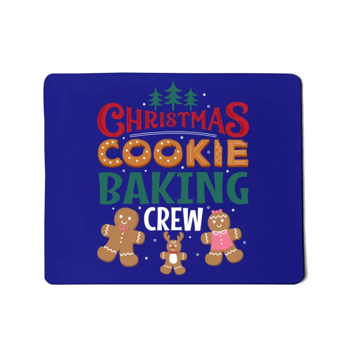 Christmas Cookie Baking Crew Gingerbread Team Santa Family Gift Mousepad