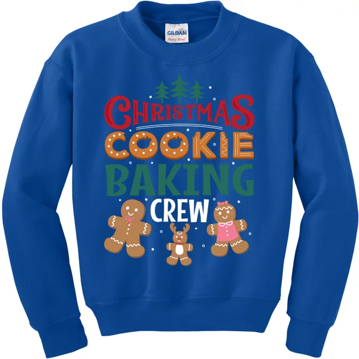 Christmas Cookie Baking Crew Gingerbread Team Santa Family Gift Kids Sweatshirt