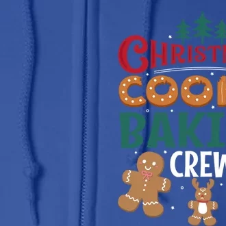 Christmas Cookie Baking Crew Gingerbread Team Santa Family Gift Full Zip Hoodie