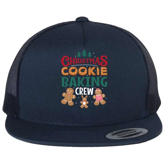 Christmas Cookie Baking Crew Gingerbread Team Santa Family Gift Flat Bill Trucker Hat