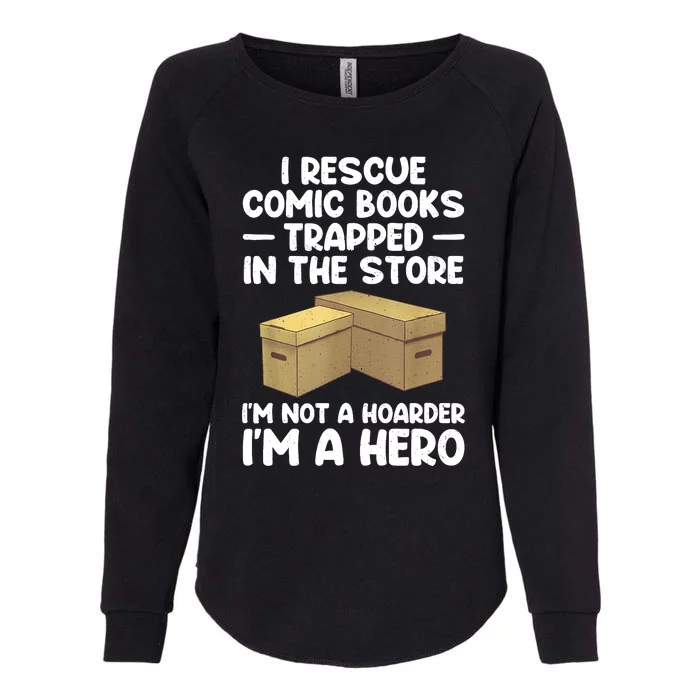 Cool Comic Book Comic Book Collector Womens California Wash Sweatshirt