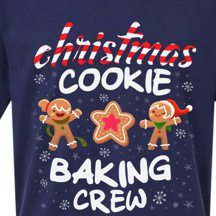 Christmas Cookie Baking Crew Xmas Cookie Exchange Gift Sueded Cloud Jersey T-Shirt