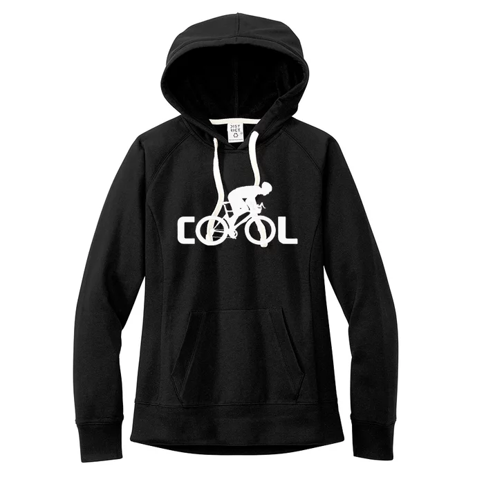 Cool Cycling Bicycle Bicycling Lover Bike Cyclist Women's Fleece Hoodie