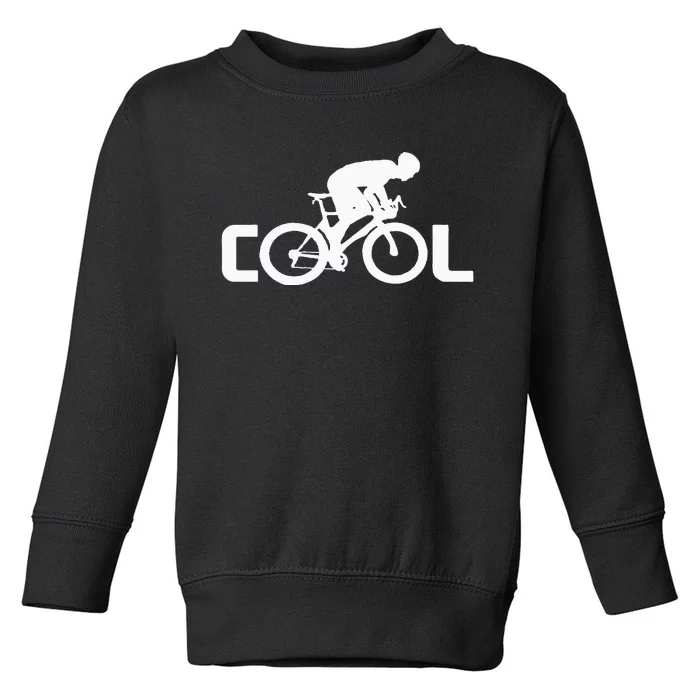 Cool Cycling Bicycle Bicycling Lover Bike Cyclist Toddler Sweatshirt