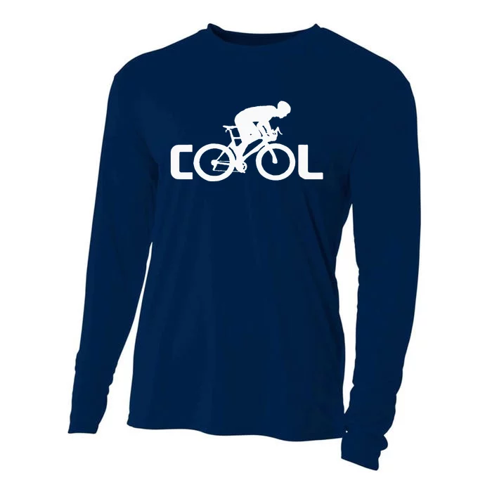 Cool Cycling Bicycle BicyclingLover Bike Cyclist Cooling Performance Long Sleeve Crew