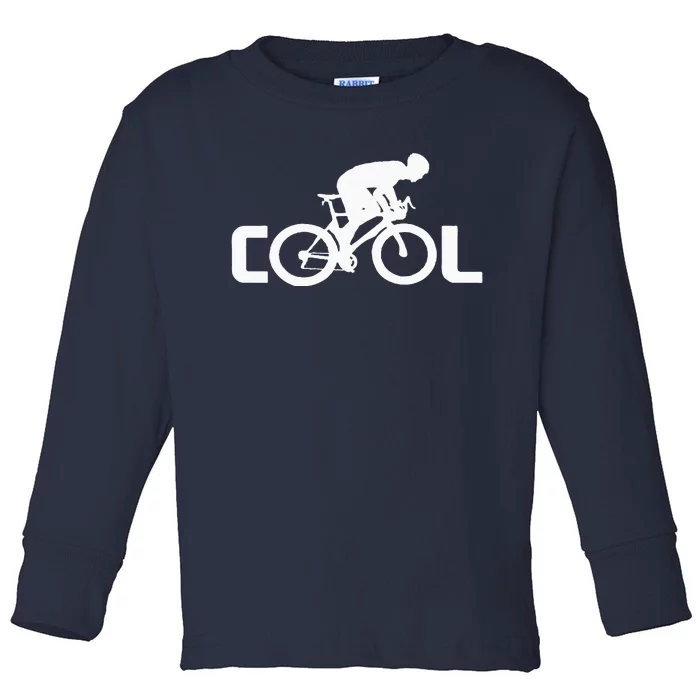 Cool Cycling Bicycle BicyclingLover Bike Cyclist Toddler Long Sleeve Shirt