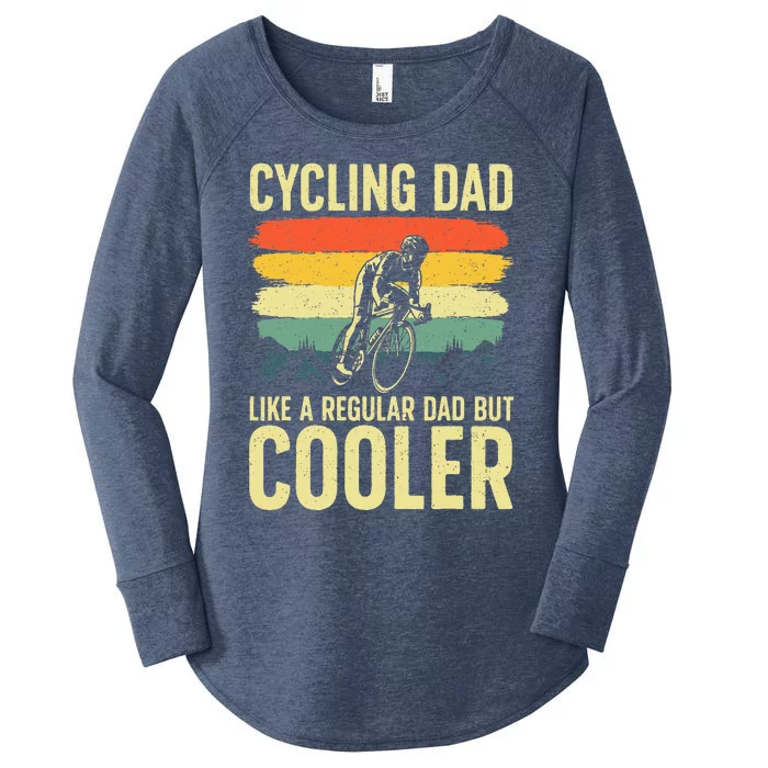 Cool Cycling  Bicycling Bikers Bicycle Bike Rider Women's Perfect Tri Tunic Long Sleeve Shirt