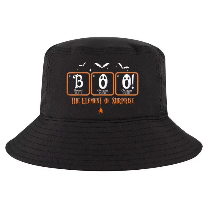 Cute Chemistry Boo The Element Of Surprise Chemist Halloween Cool Comfort Performance Bucket Hat