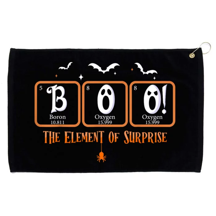 Cute Chemistry Boo The Element Of Surprise Chemist Halloween Grommeted Golf Towel