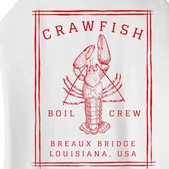 Crawfish Crew Breaux Bridge Retro Cajun Seafood Women’s Perfect Tri Rocker Tank