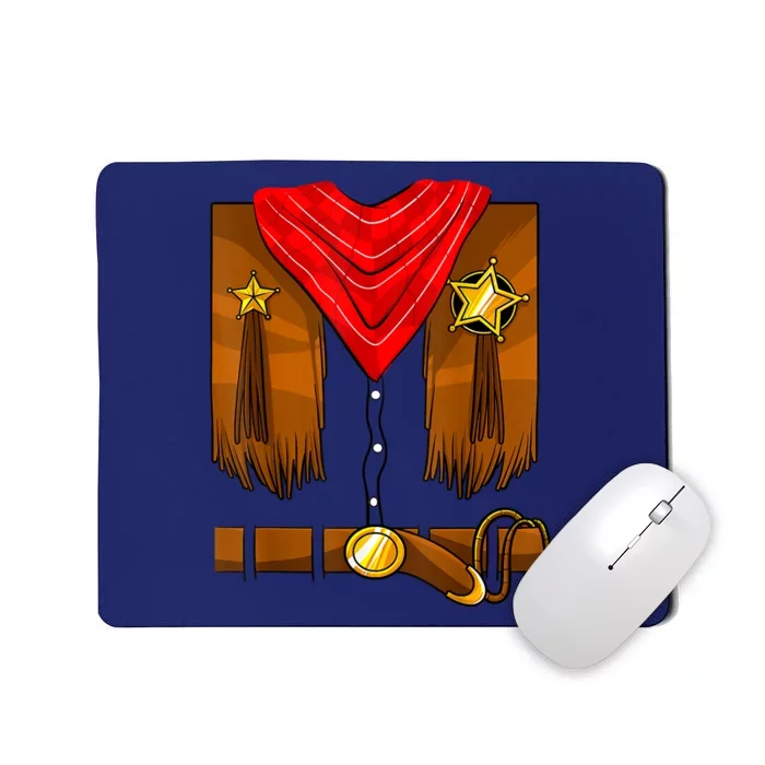 Cowboy Costume Boys Cowgirl Girls Halloween Toddler Mousepad