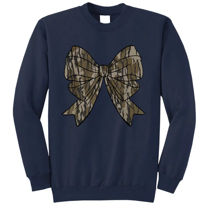 Camo Coquette Bow Duck Hunt Duck Hunting Tall Sweatshirt