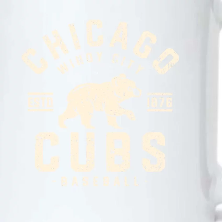 Cubs Chicago Baseball Lover Black Color Changing Mug