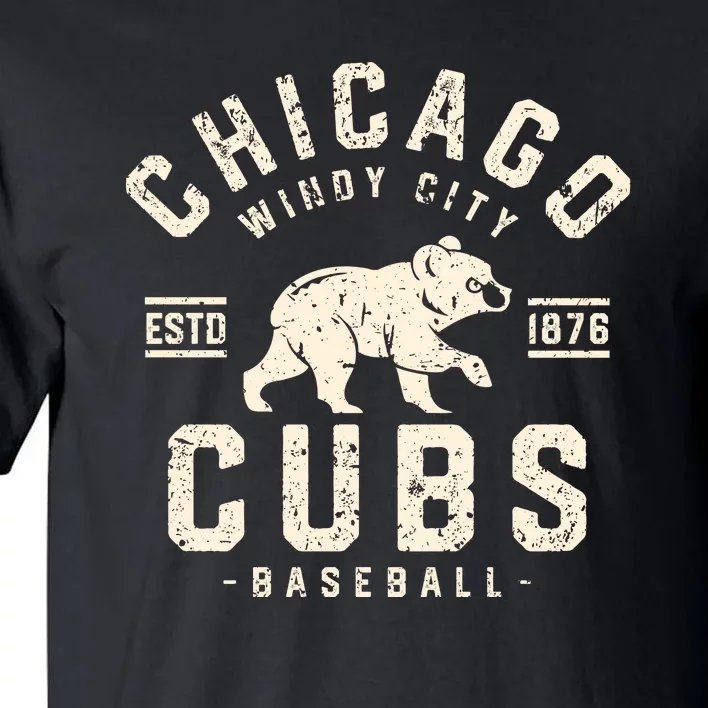 Cubs Chicago Baseball Lover Tall T-Shirt