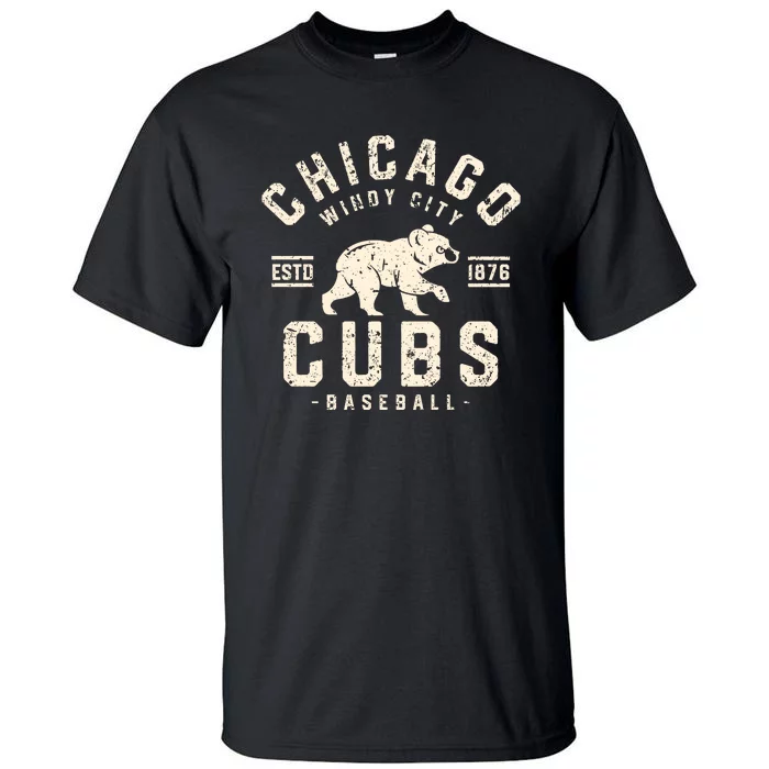 Cubs Chicago Baseball Lover Tall T-Shirt