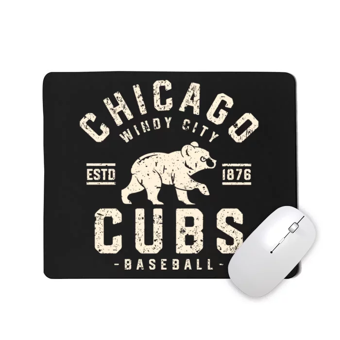 Cubs Chicago Baseball Lover Mousepad