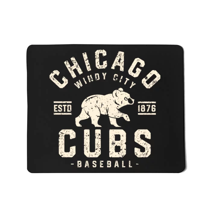 Cubs Chicago Baseball Lover Mousepad