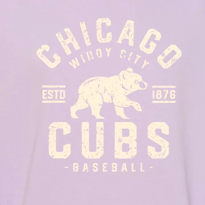 Cubs Chicago Baseball Lover Garment-Dyed Sweatshirt