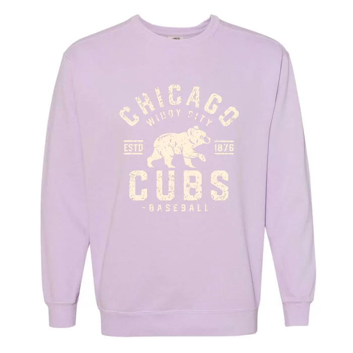 Cubs Chicago Baseball Lover Garment-Dyed Sweatshirt