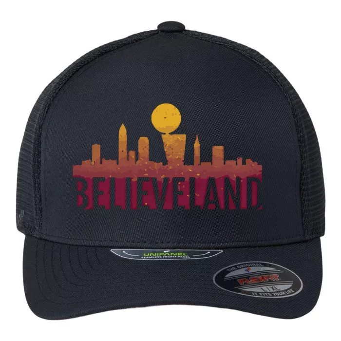 Cleveland Cavaliers Believeland Championship Flexfit Unipanel Trucker Cap