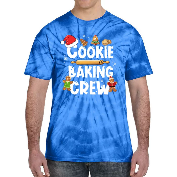 Christmas Cookie Baking Crew Funny Pajamas Family Xmas Funny Gift Meaningful Gif Tie-Dye T-Shirt