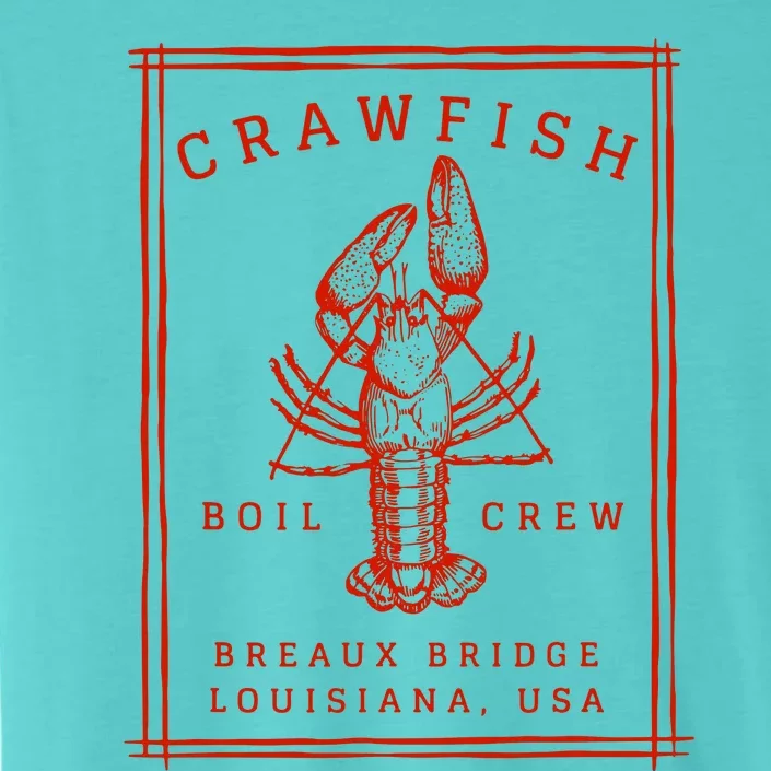 Crawfish Crew Breaux Bridge Retro Cajun Seafood ChromaSoft Performance T-Shirt