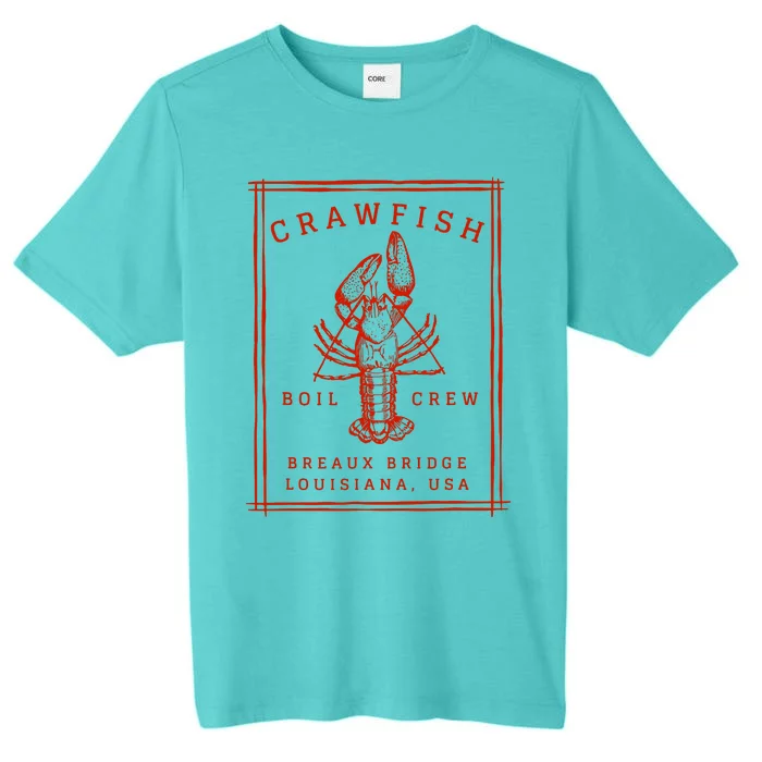 Crawfish Crew Breaux Bridge Retro Cajun Seafood ChromaSoft Performance T-Shirt