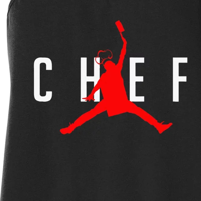 Chef Cook BBQ Funny Tee Cool Cooking Love Perfect Gift Idea Women's Racerback Tank