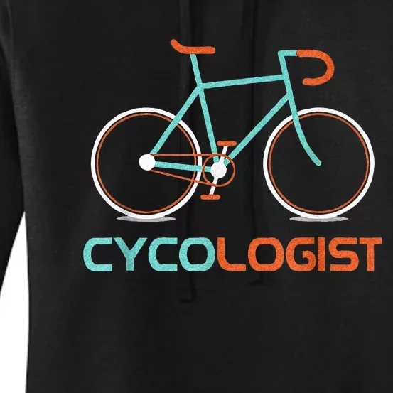 Cycologist Cycling Bicycle Cyclist Road Bike Triathlon Women's Pullover Hoodie