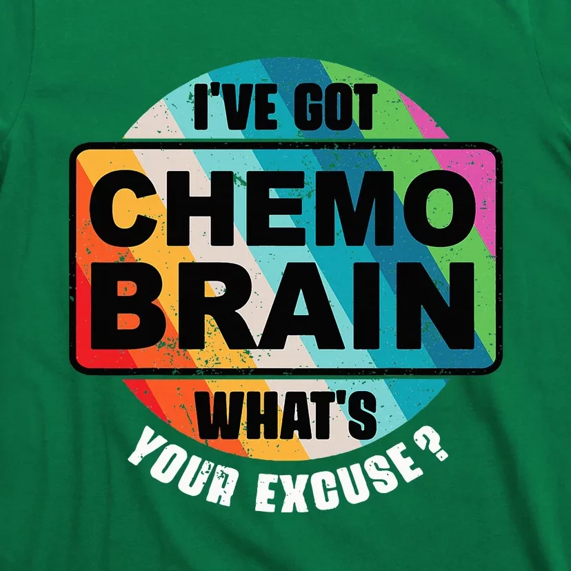 Cancer Chemo Brain Retro Awareness T-Shirt