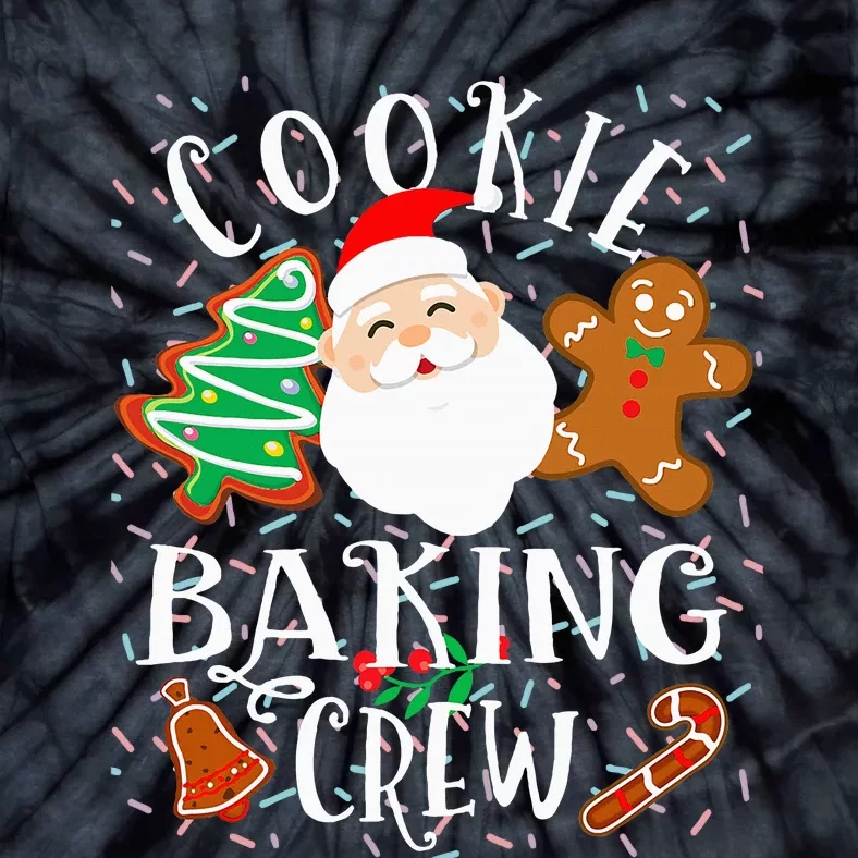 Christmas Cookie Baking Crew Cookie Crew Family Christmas Tie-Dye T-Shirt