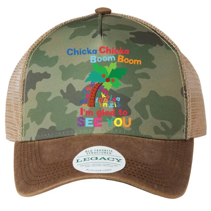 Chicka Chicka Boom Boom Im Glad To See You Legacy Tie Dye Trucker Hat