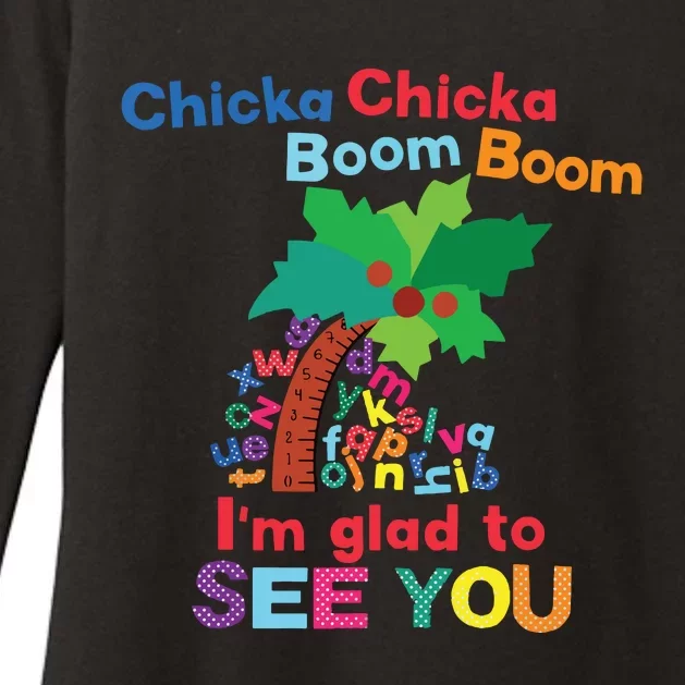 Chicka Chicka Boom Boom Im Glad To See You Womens CVC Long Sleeve Shirt