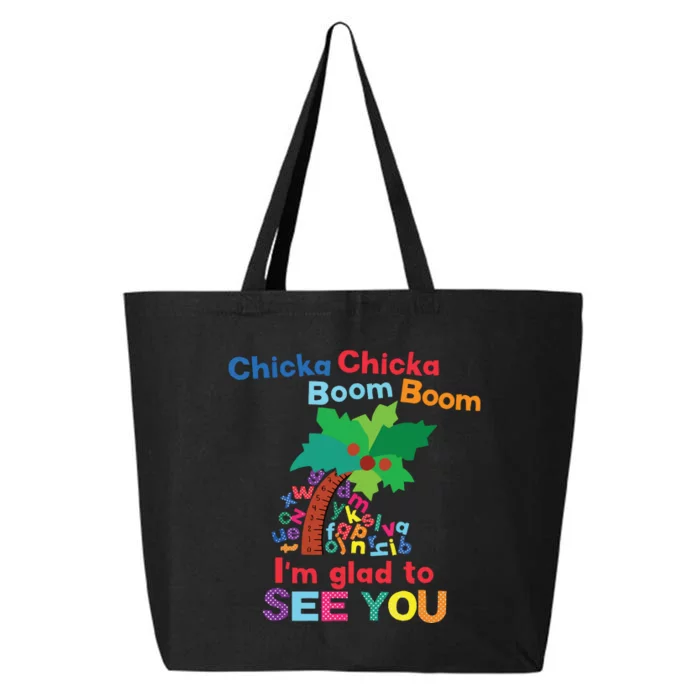 Chicka Chicka Boom Boom Im Glad To See You 25L Jumbo Tote