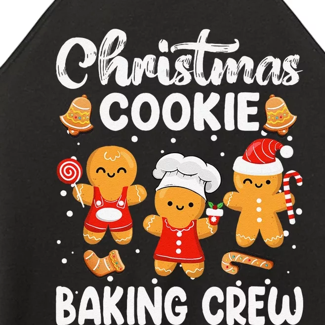 Christmas Cookie Baking Crew Xmas Cookie Exchange Santa Women’s Perfect Tri Rocker Tank