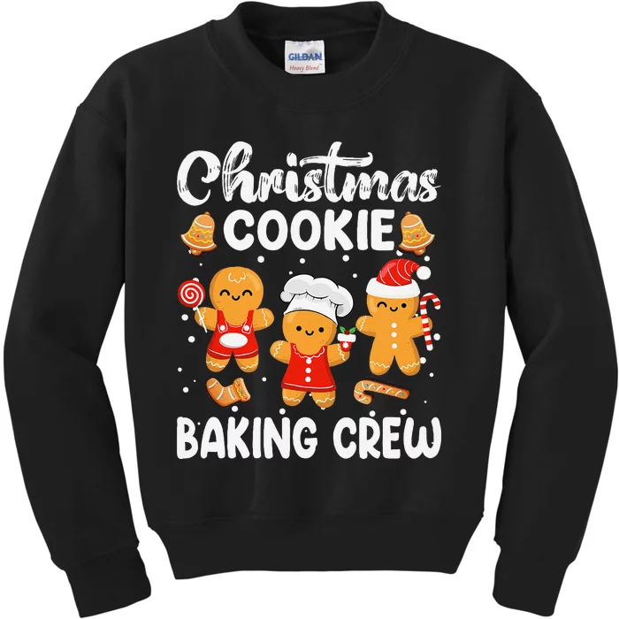 Christmas Cookie Baking Crew Xmas Cookie Exchange Santa Kids Sweatshirt