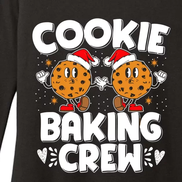 Christmas Cookie Baking Crew Xmas Cookie Exchange Santa Cool Gift Womens CVC Long Sleeve Shirt