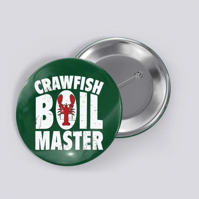 Cool Crawfish Boil For Men Women Crawfish Seafood Chef Button