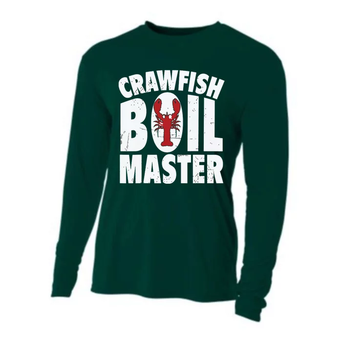 Cool Crawfish Boil For Men Women Crawfish Seafood Chef Cooling Performance Long Sleeve Crew